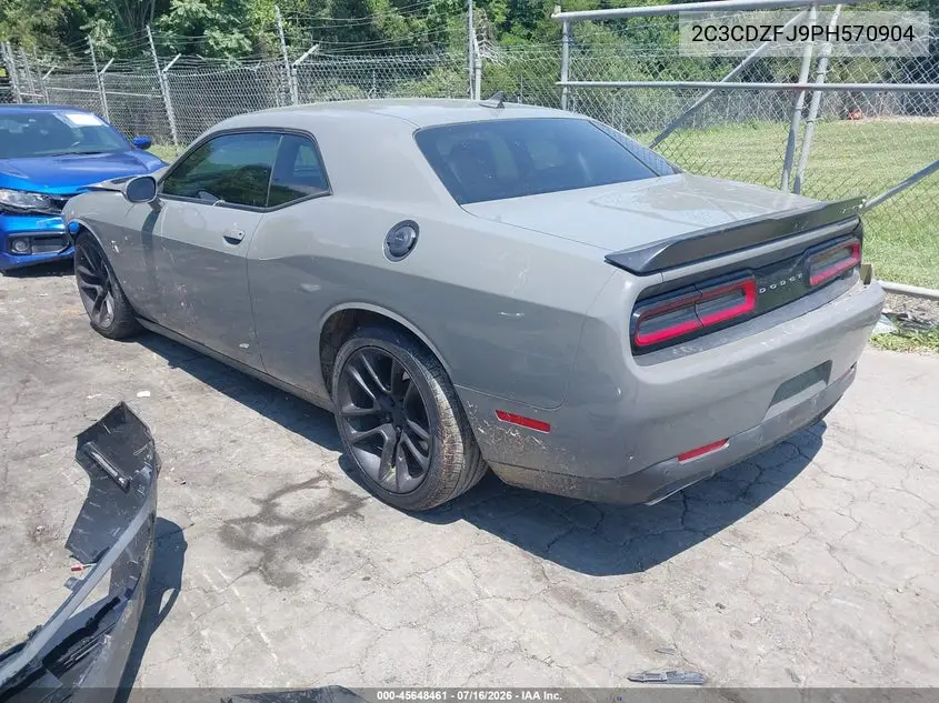 2023 Dodge Challenger R/T Scat Pack VIN: 2C3CDZFJ9PH570904 Lot: 45648461