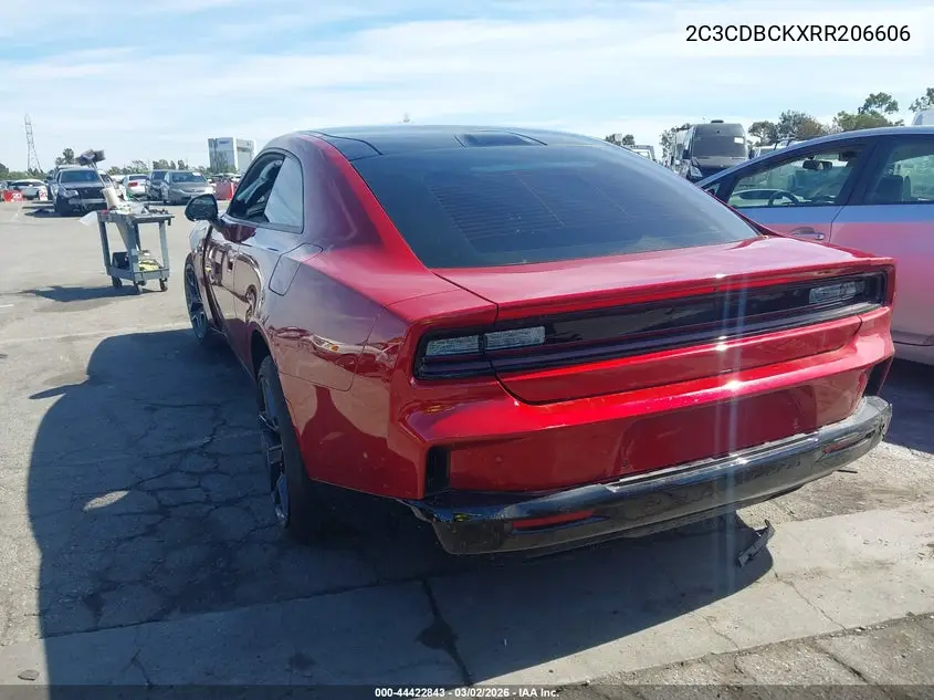 2024 Dodge Charger Daytona R/T Awd VIN: 2C3CDBCKXRR206606 Lot: 44422843