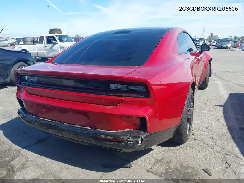 2024 Dodge Charger Daytona R/T Awd VIN: 2C3CDBCKXRR206606 Lot: 44422843