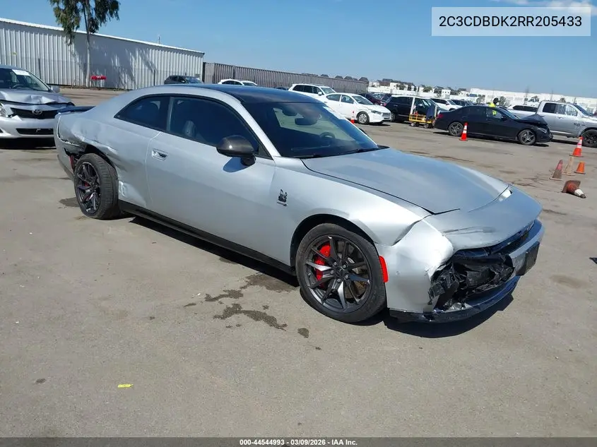 2024 Dodge Charger Daytona Scat Pack Awd VIN: 2C3CDBDK2RR205433 Lot: 44544993