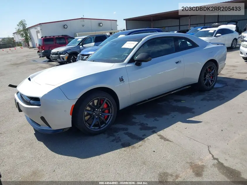 2024 Dodge Charger Daytona Scat Pack Awd VIN: 2C3CDBDK2RR205433 Lot: 44544993