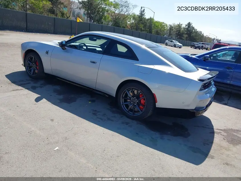 2024 Dodge Charger Daytona Scat Pack Awd VIN: 2C3CDBDK2RR205433 Lot: 44544993