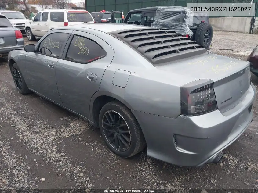 2B3LA43RX7H626027 2007 Dodge Charger