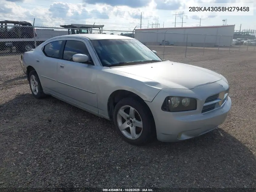 2B3KA43G58H279458 2008 Dodge Charger