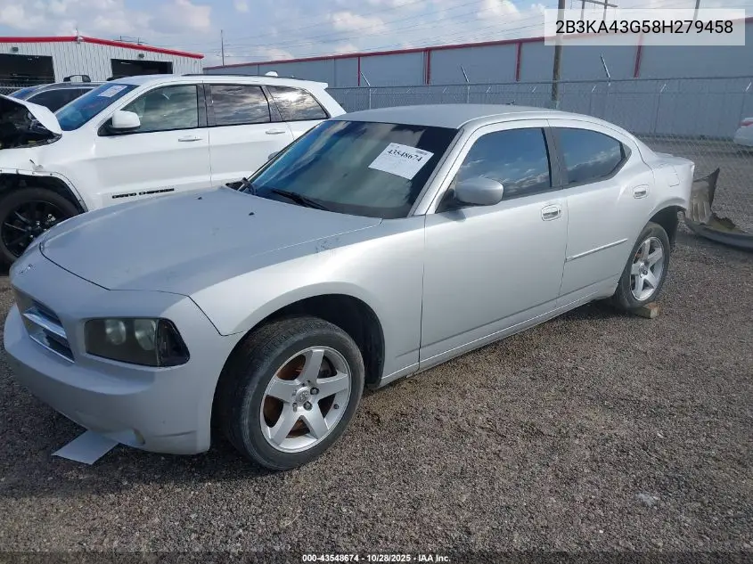2B3KA43G58H279458 2008 Dodge Charger