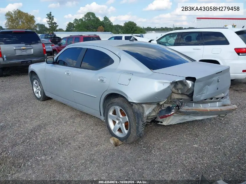 2B3KA43G58H279458 2008 Dodge Charger
