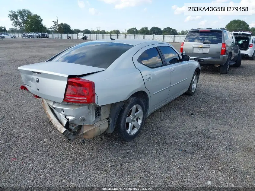 2B3KA43G58H279458 2008 Dodge Charger