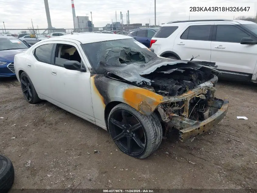 2B3KA43R18H326647 2008 Dodge Charger