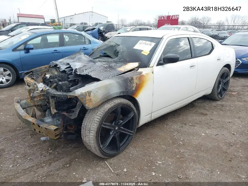 2B3KA43R18H326647 2008 Dodge Charger