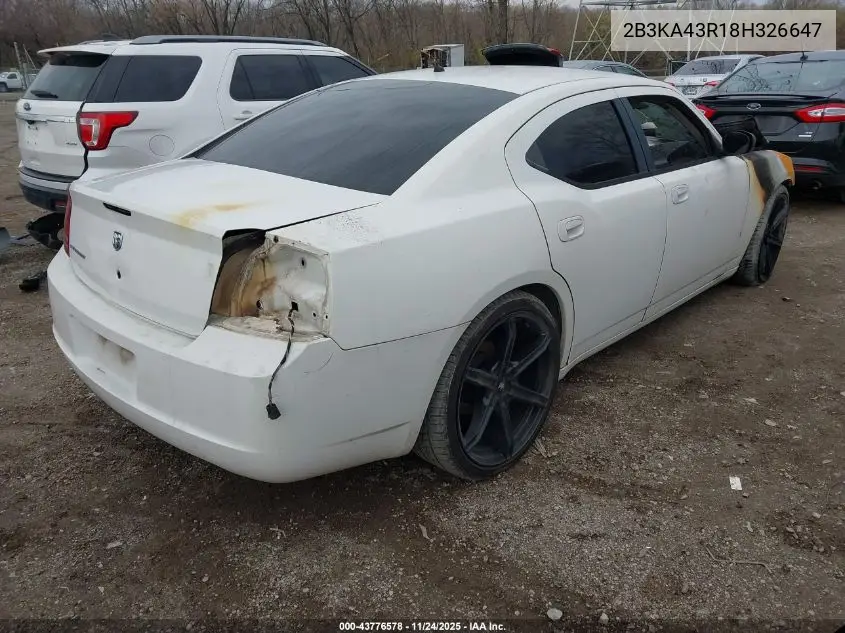 2B3KA43R18H326647 2008 Dodge Charger