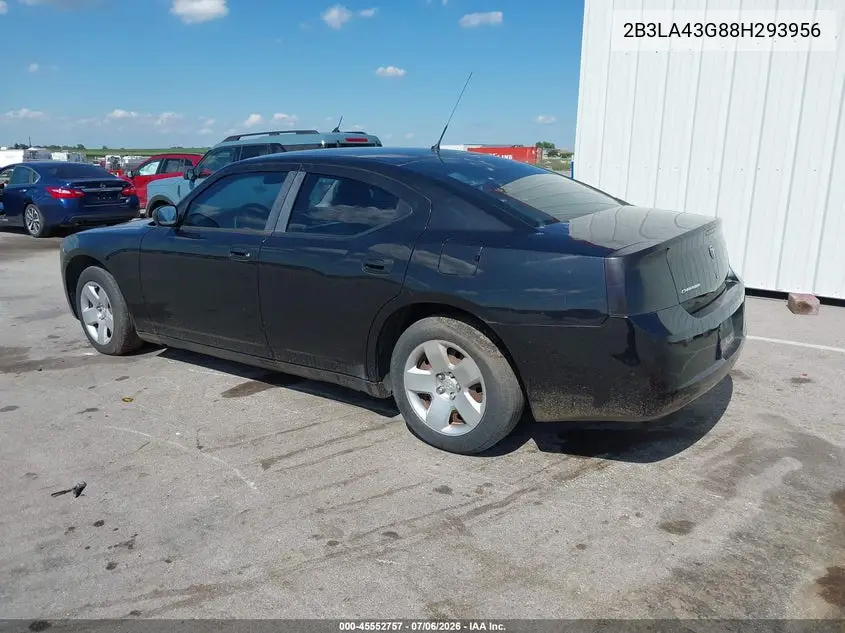 2008 Dodge Charger VIN: 2B3LA43G88H293956 Lot: 45552757