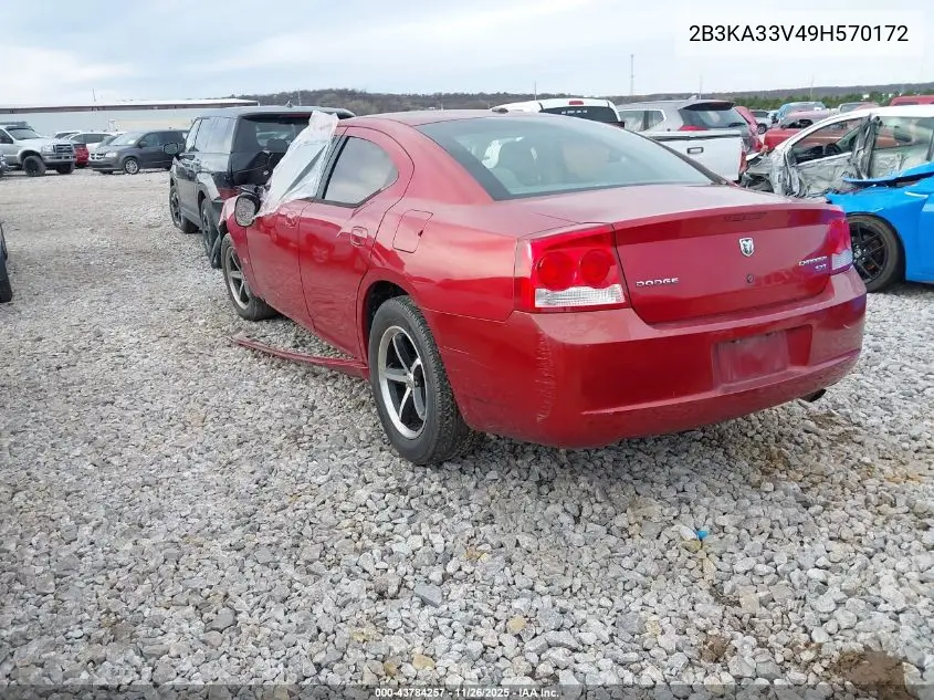 2B3KA33V49H570172 2009 Dodge Charger Sxt