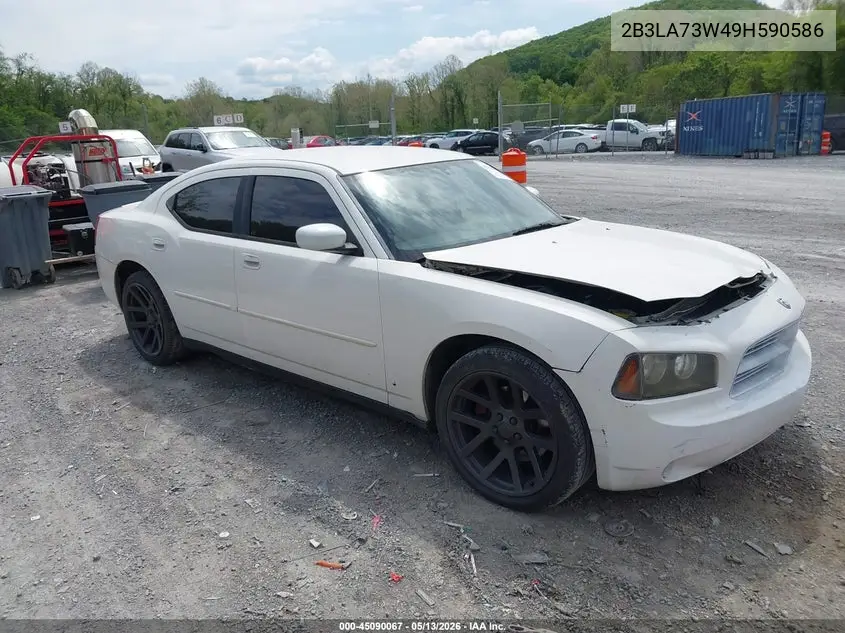 2009 Dodge Charger Srt8 VIN: 2B3LA73W49H590586 Lot: 45090067