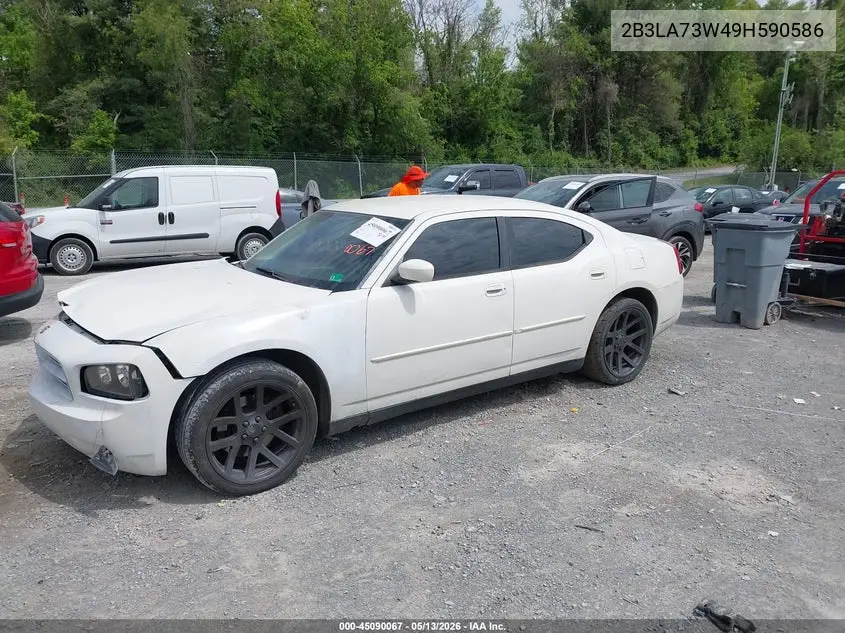 2009 Dodge Charger Srt8 VIN: 2B3LA73W49H590586 Lot: 45090067