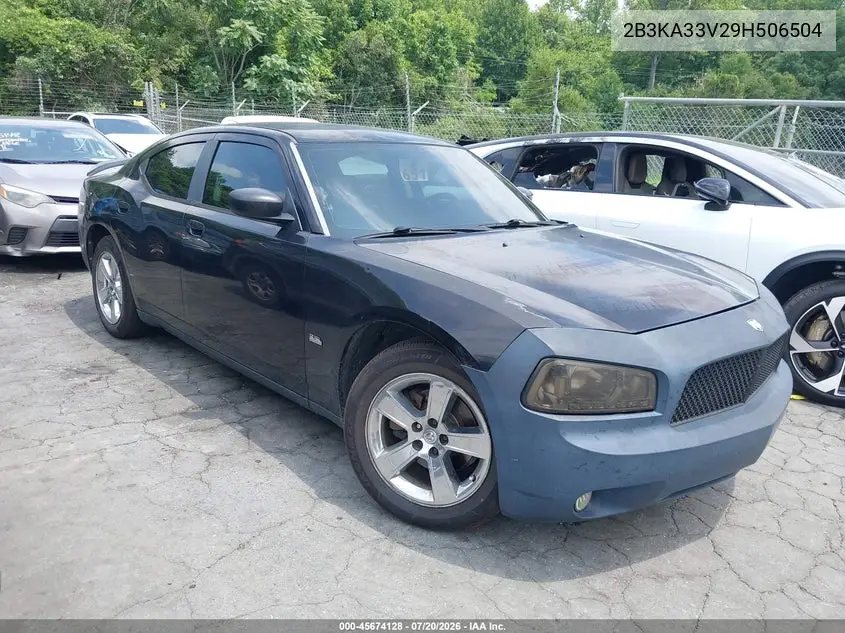 2009 Dodge Charger Sxt VIN: 2B3KA33V29H506504 Lot: 45674128