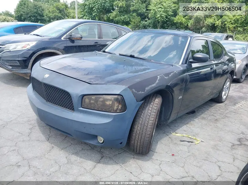 2009 Dodge Charger Sxt VIN: 2B3KA33V29H506504 Lot: 45674128