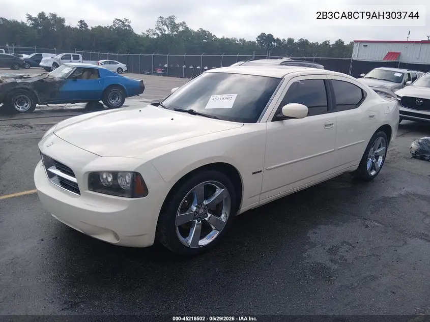 2010 Dodge Charger R/T VIN: 2B3CA8CT9AH303744 Lot: 45218502