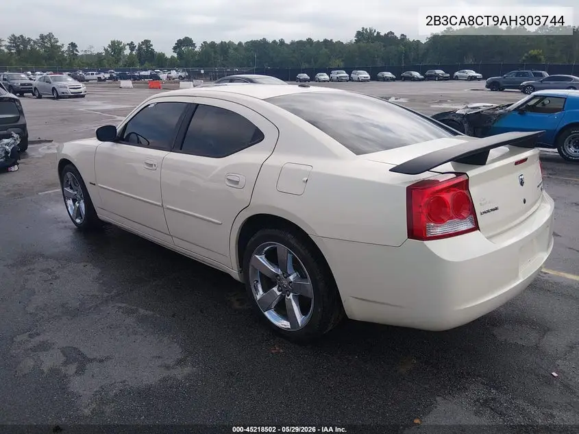 2010 Dodge Charger R/T VIN: 2B3CA8CT9AH303744 Lot: 45218502