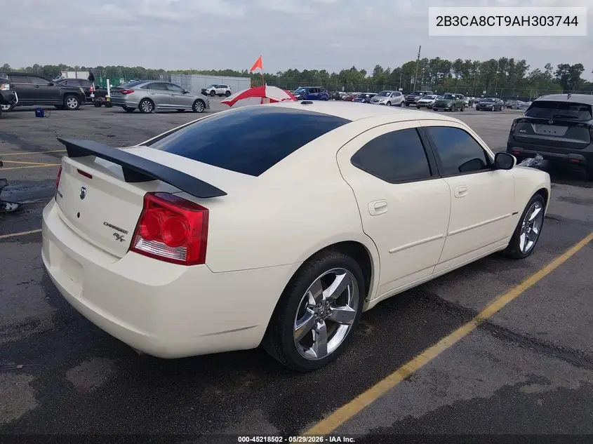 2010 Dodge Charger R/T VIN: 2B3CA8CT9AH303744 Lot: 45218502