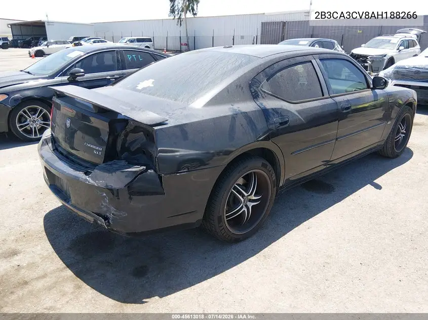 2010 Dodge Charger Sxt VIN: 2B3CA3CV8AH188266 Lot: 45613018