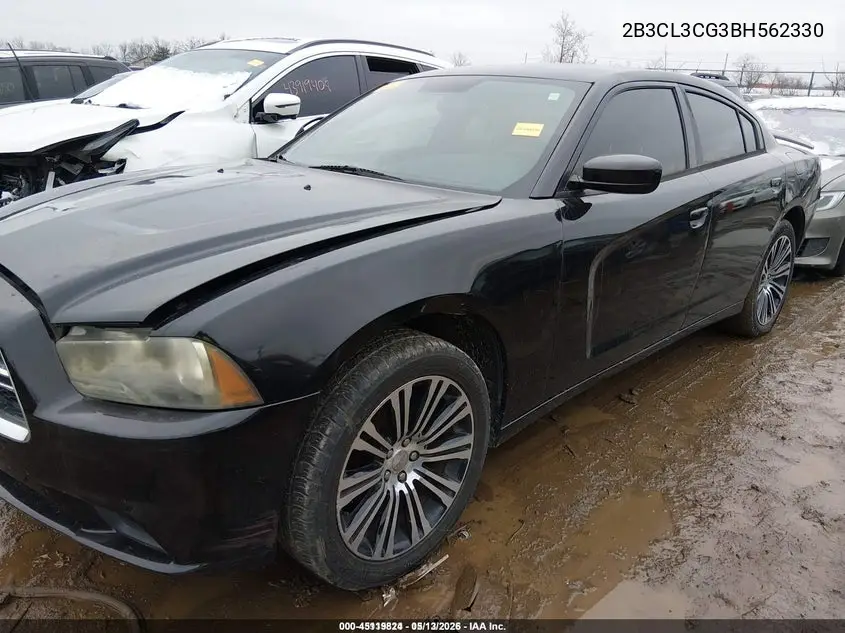 2B3CL3CG3BH562330 2011 Dodge Charger