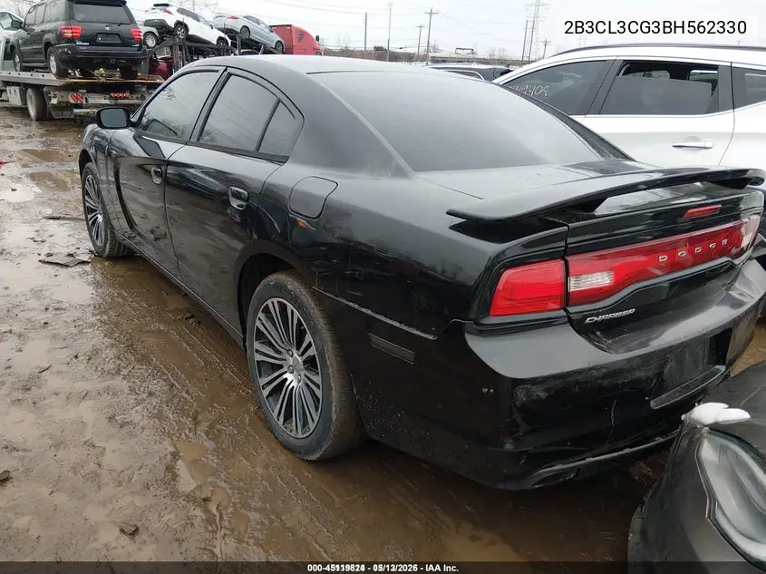 2B3CL3CG3BH562330 2011 Dodge Charger