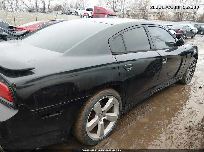 2B3CL3CG3BH562330 2011 Dodge Charger