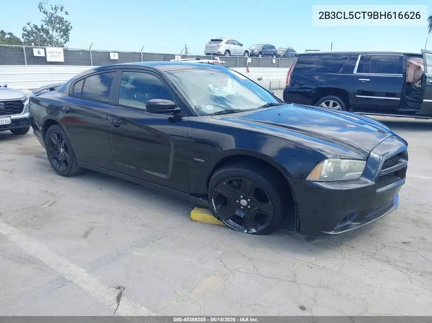 2011 Dodge Charger R/T VIN: 2B3CL5CT9BH616626 Lot: 45388205