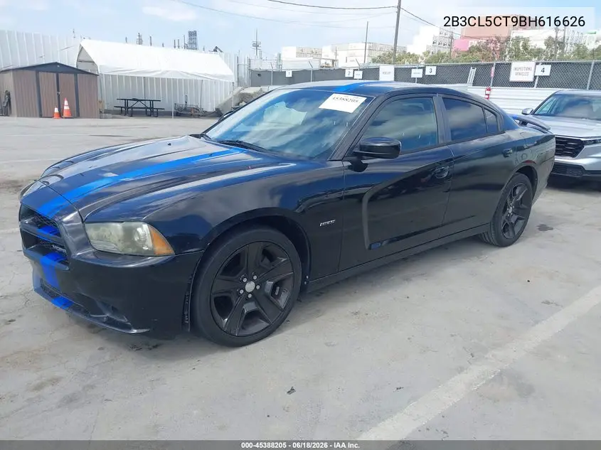 2011 Dodge Charger R/T VIN: 2B3CL5CT9BH616626 Lot: 45388205