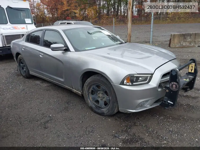 2B3CL3CG3BH532437 2011 Dodge Charger
