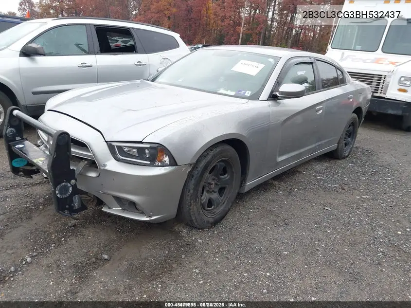 2B3CL3CG3BH532437 2011 Dodge Charger
