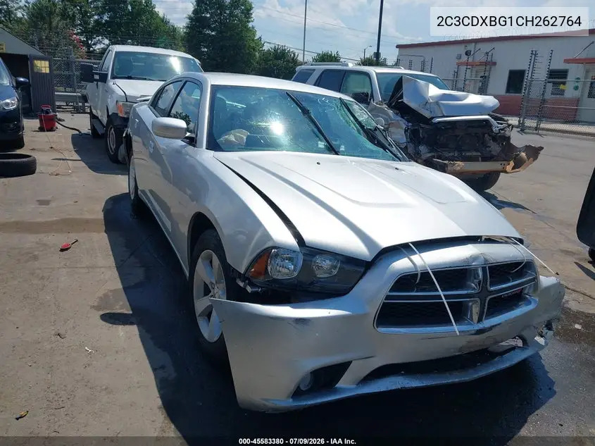 2012 Dodge Charger Se VIN: 2C3CDXBG1CH262764 Lot: 45583380