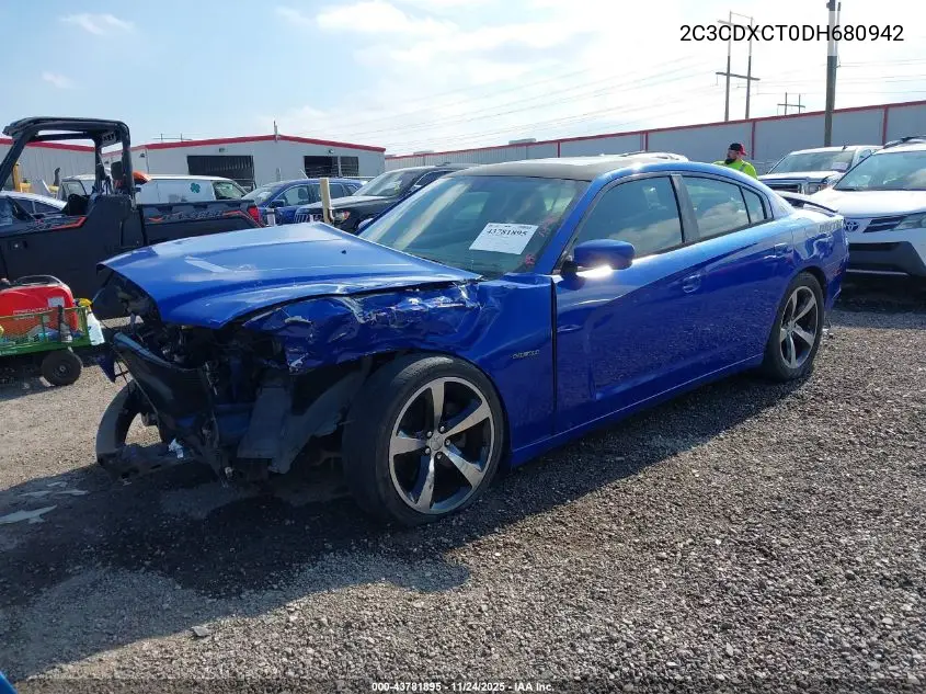 2C3CDXCT0DH680942 2013 Dodge Charger Road/Track