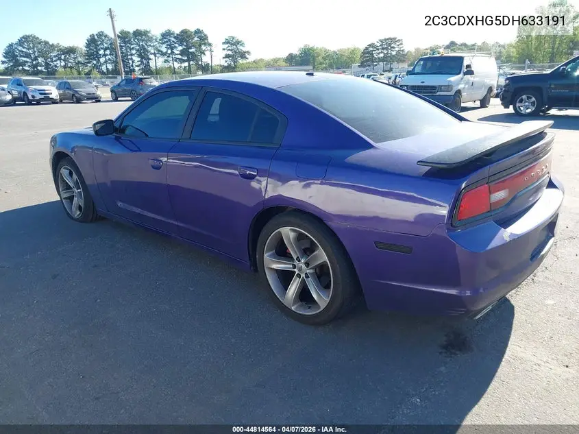 2C3CDXHG5DH633191 2013 Dodge Charger Sxt