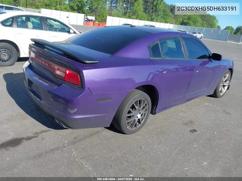 2C3CDXHG5DH633191 2013 Dodge Charger Sxt