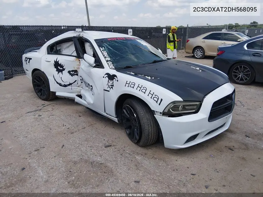 2013 Dodge Charger Police VIN: 2C3CDXAT2DH568095 Lot: 45389450