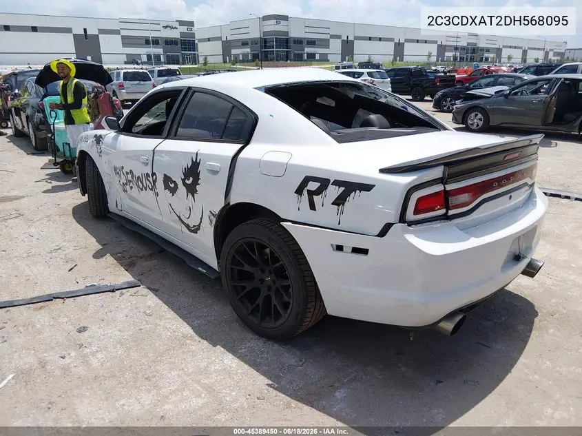 2013 Dodge Charger Police VIN: 2C3CDXAT2DH568095 Lot: 45389450