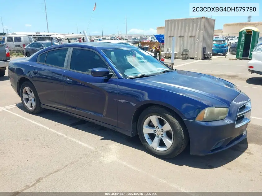 2013 Dodge Charger Se VIN: 2C3CDXBG4DH579780 Lot: 45461657