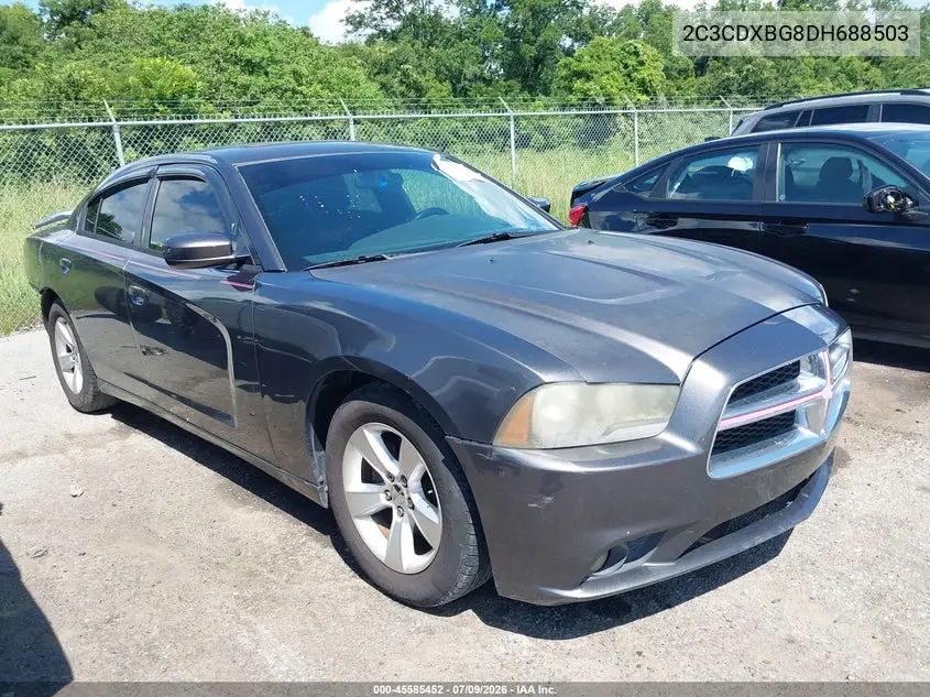 2013 Dodge Charger Se VIN: 2C3CDXBG8DH688503 Lot: 45585452