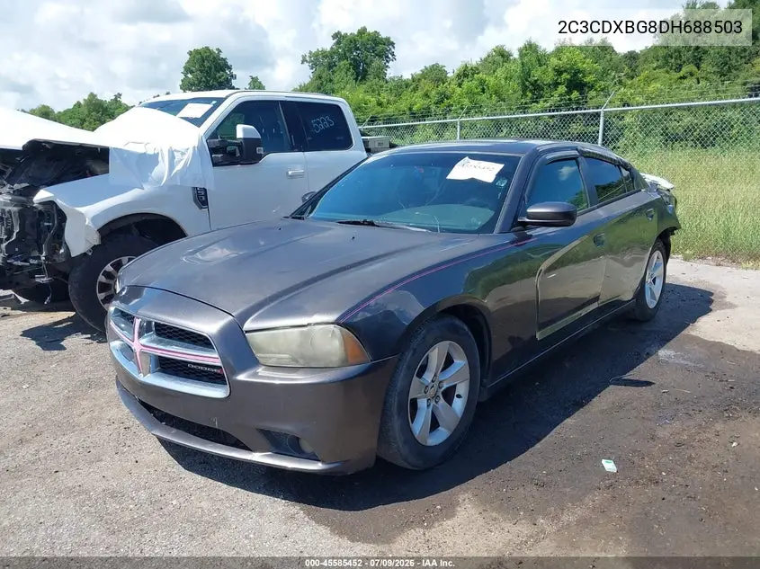 2013 Dodge Charger Se VIN: 2C3CDXBG8DH688503 Lot: 45585452