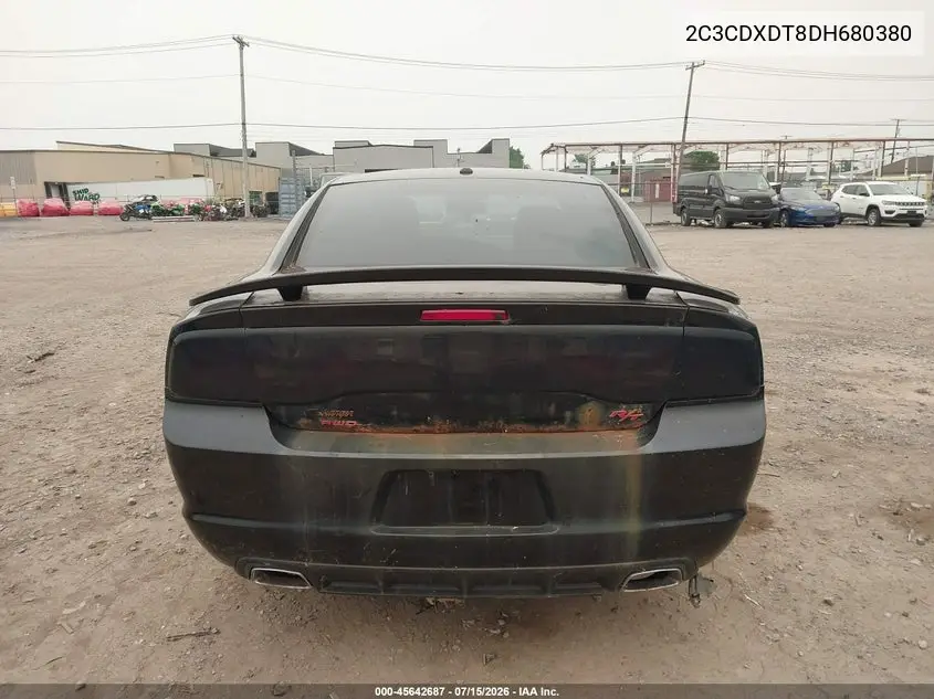 2013 Dodge Charger R/T VIN: 2C3CDXDT8DH680380 Lot: 45642687