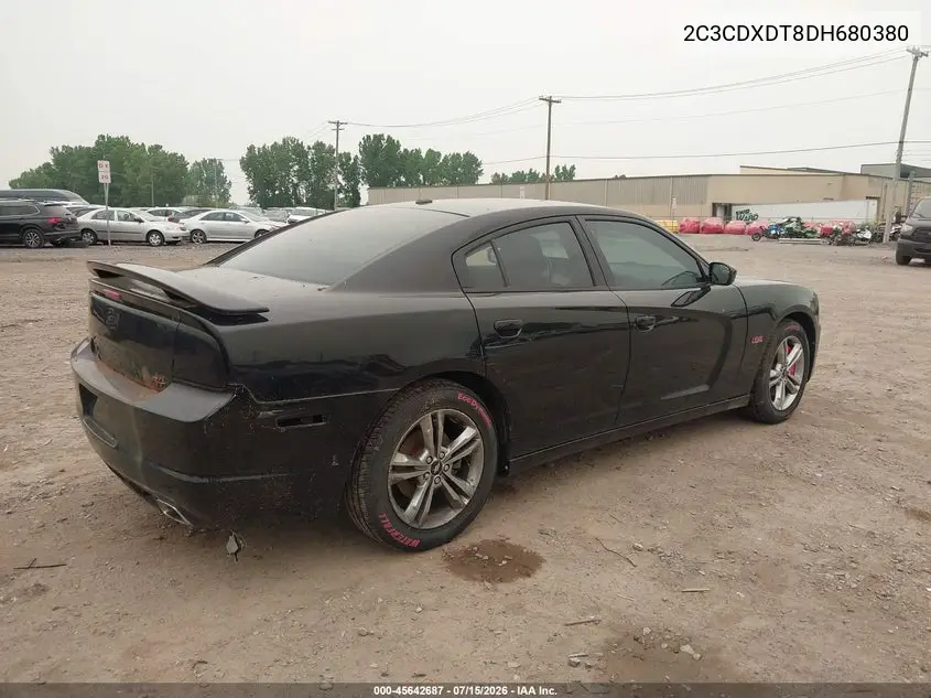 2013 Dodge Charger R/T VIN: 2C3CDXDT8DH680380 Lot: 45642687