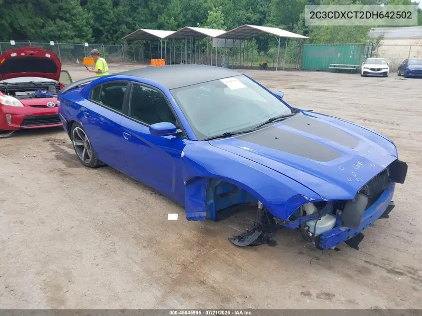 2013 Dodge Charger Road/Track VIN: 2C3CDXCT2DH642502 Lot: 45645995