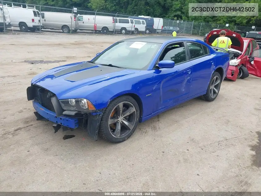 2013 Dodge Charger Road/Track VIN: 2C3CDXCT2DH642502 Lot: 45645995