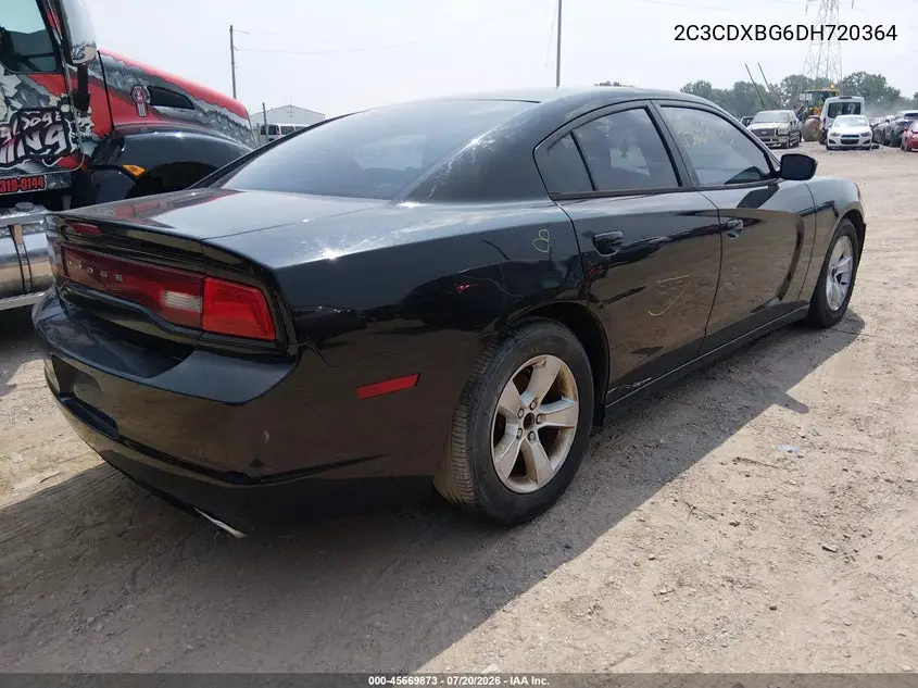 2013 Dodge Charger Se VIN: 2C3CDXBG6DH720364 Lot: 45669873