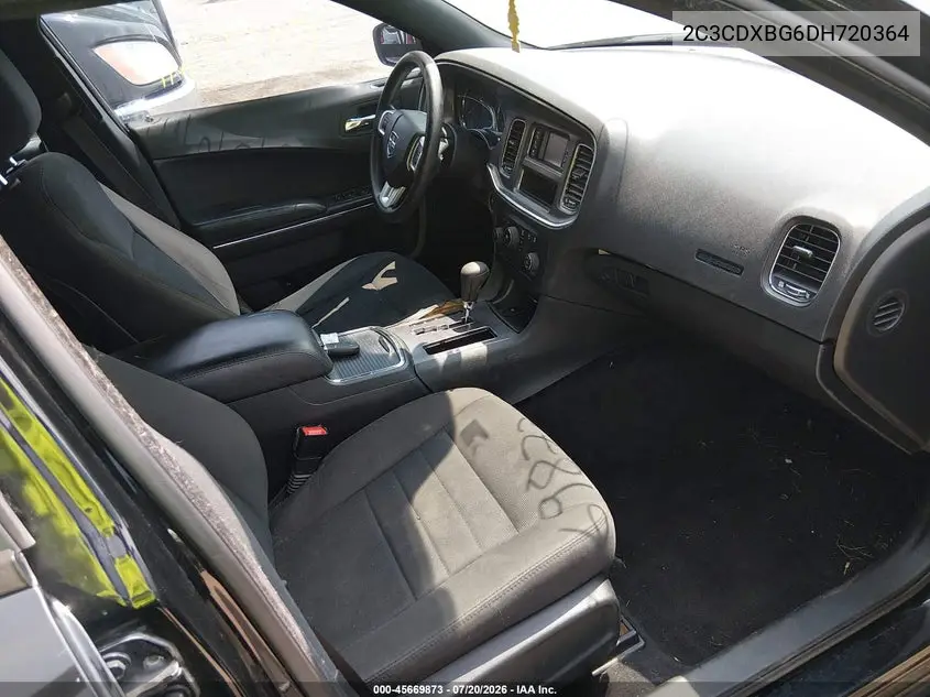 2013 Dodge Charger Se VIN: 2C3CDXBG6DH720364 Lot: 45669873