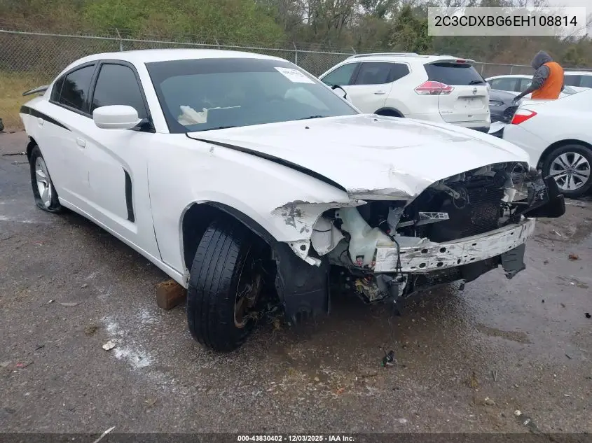 2C3CDXBG6EH108814 2014 Dodge Charger Se