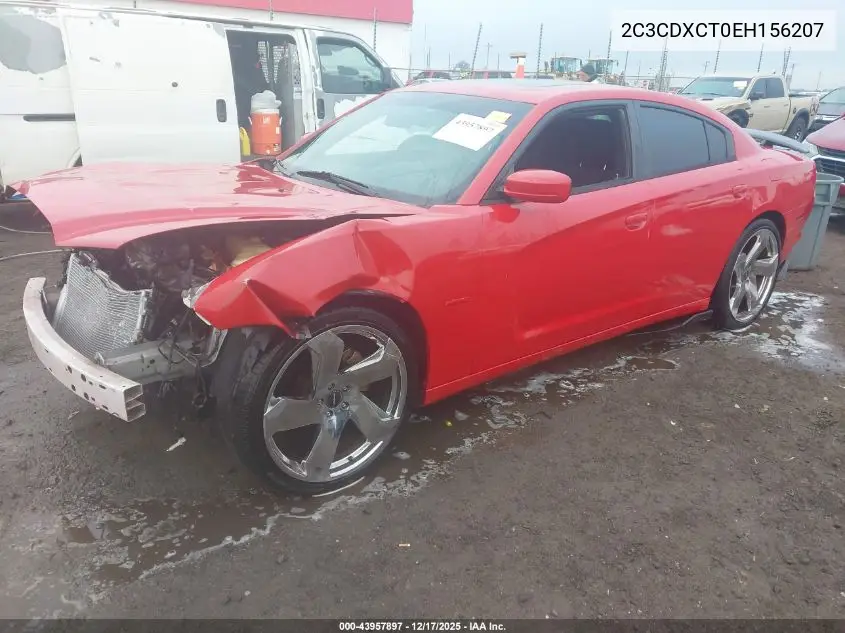 2C3CDXCT0EH156207 2014 Dodge Charger R/T