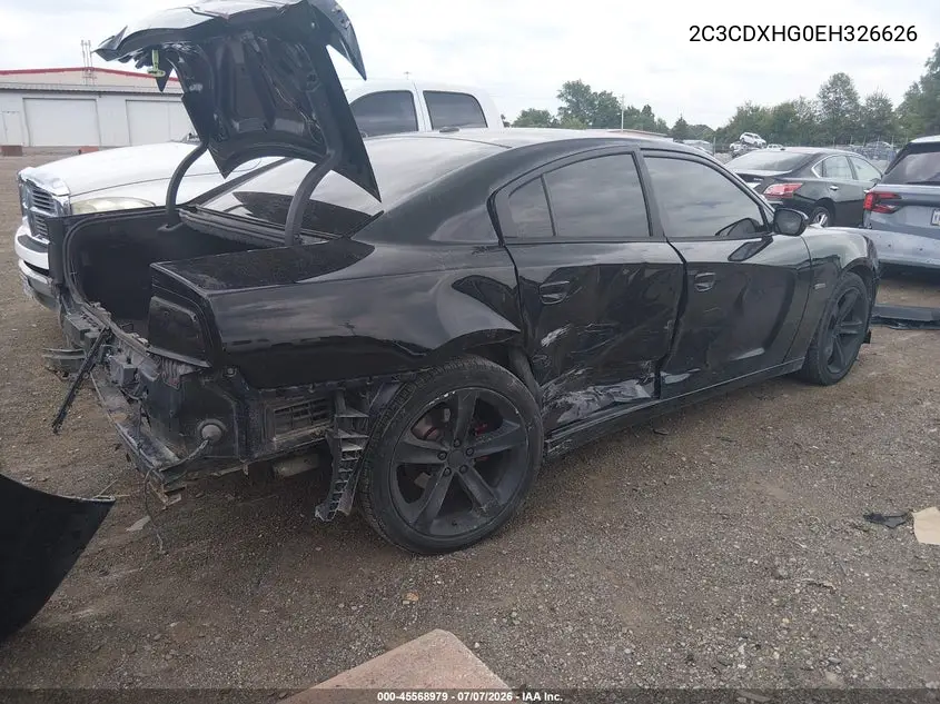 2014 Dodge Charger Sxt 100Th Anniversary VIN: 2C3CDXHG0EH326626 Lot: 45568979