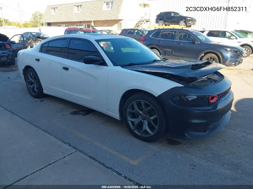 2C3CDXHG6FH852311 2015 Dodge Charger Sxt